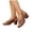 A Coffee, variant on Women's Retro Hollow Out Platform Sandals Chunky Mid Heel Peep Toe Summer Dress Shoes Casual Slingback Slides Black Size 6.5