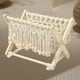 thumbnail image 1 of Revistero de macramé, soporte para revistas, organizador de almacenamiento de registros, exhibición de revistas, almacenamiento de registros, cesta de Macarena Revistero, 1 of 8
