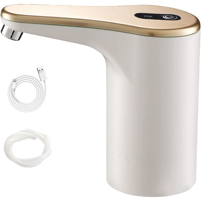 Bomba de agua embotellada con carga USB (dorada) de 1 pieza, dispensador de agua
