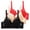 Black, variant on Pack Of 3 Women Bras With Underwire Push Up Style Luxe Bustier Sports Bra Set For Training And Everyday Wear 3PCS White,85D