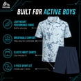 thumbnail image 5 of RBX Boys Short Set Moisture Wicking Golf Polo Shirt and Shorts Athletic Outfit for Sports 2 Piece, 5 of 7