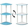 thumbnail image 3 of 5 Tier Corner Display Rack Multipurpose Shelving Unit, Dark Cherry/Black, 3 of 8