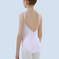 thumbnail image 5 of Pitauce Girls' Classics Camisole Dance Leotard V-Back Seamless Dance Undergarment for Ballet Gymnastics, 5 of 6