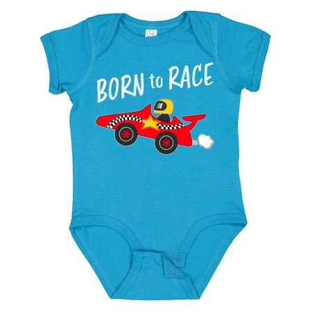 

Inktastic Born to Race- Red Race Car Gift Baby Boy or Baby Girl Bodysuit