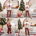 thumbnail image 7 of Holiday Family Pajamas Matching Sets Holiday Nightwear Household Sleepwear Sets Short Sleeve Pjs, 7 of 7
