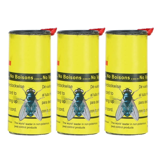Trampa Para Insectos ANGGREK Atrapamoscas Papel De Cinta Para Moscas 24 Piezas Adhesión Fuerte