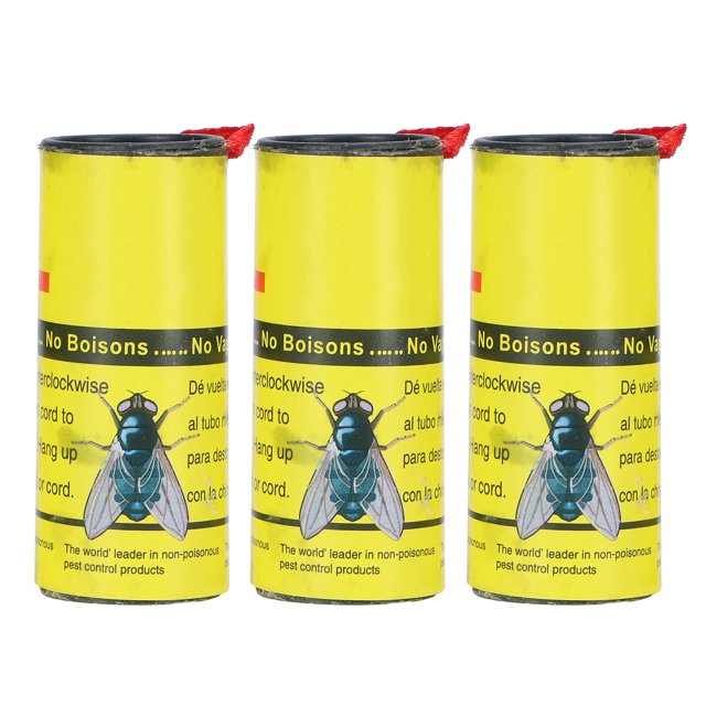 Trampa Para Insectos ANGGREK Atrapamoscas Papel De Cinta Para Moscas 24 Piezas Adhesión Fuerte