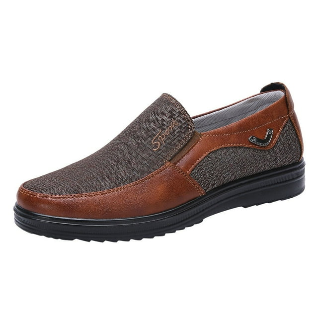 Chaussures pour Hommes Chaussures Décontractées pour Hommes Décontractées Automne Mode Rétro Affaires Décontractées Semelle Souple Confortables Plates Chaussures pour Hommes