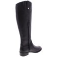 thumbnail image 2 of INC Womens Fawne Wide Calf Leather Riding Boots Navy 11 Medium (B,M), 2 of 2