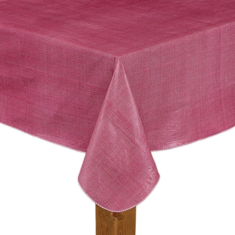 Café Deauville 100% Vinyl Tablecloth 52"X70", Gold