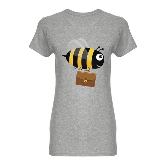 Bee With A Briefcase T-Shirt Women -Image by Shutterstock, Female 3X-Large