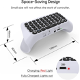 thumbnail image 2 of Clavier Sans Fil pour PS5, Bluetooth 3.0 Mini Por, 2 of 5
