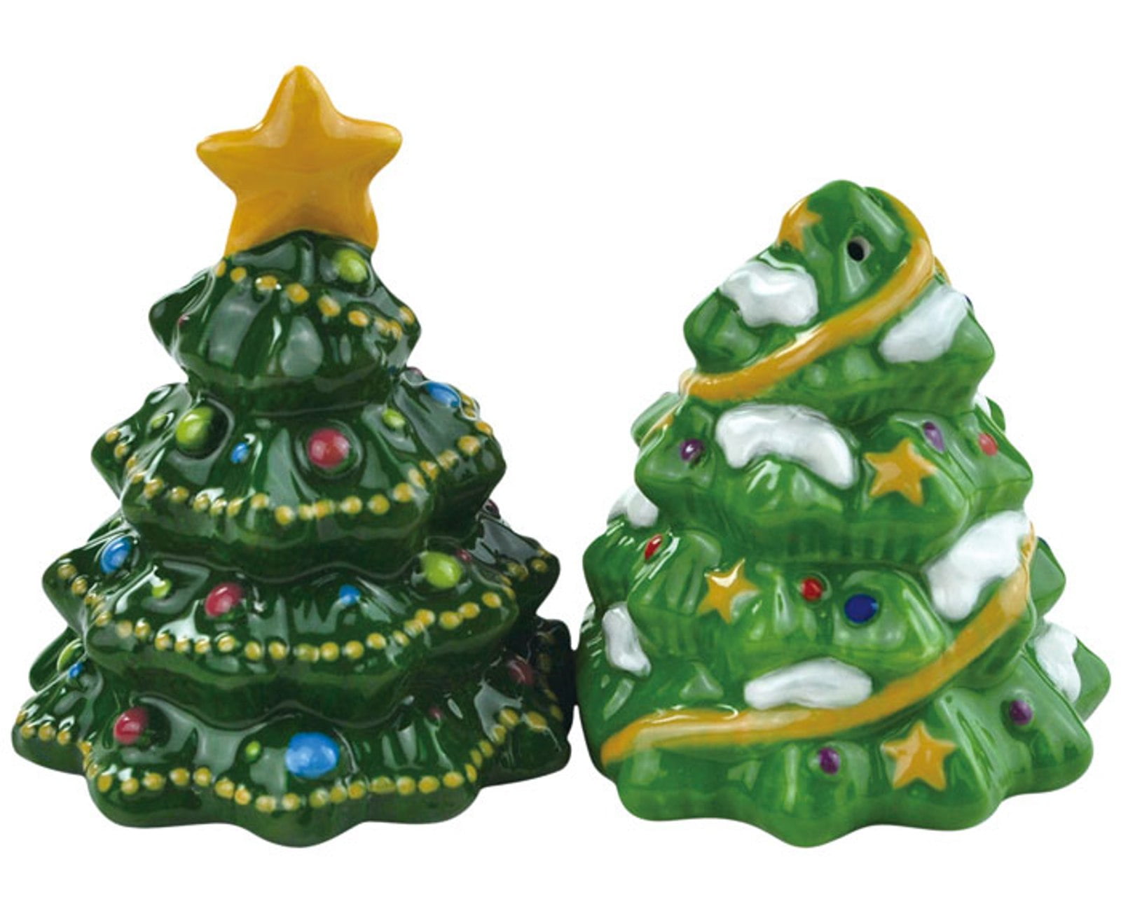 Holiday Christmas Trees Salt and Pepper Shakers Set Westland Giftware