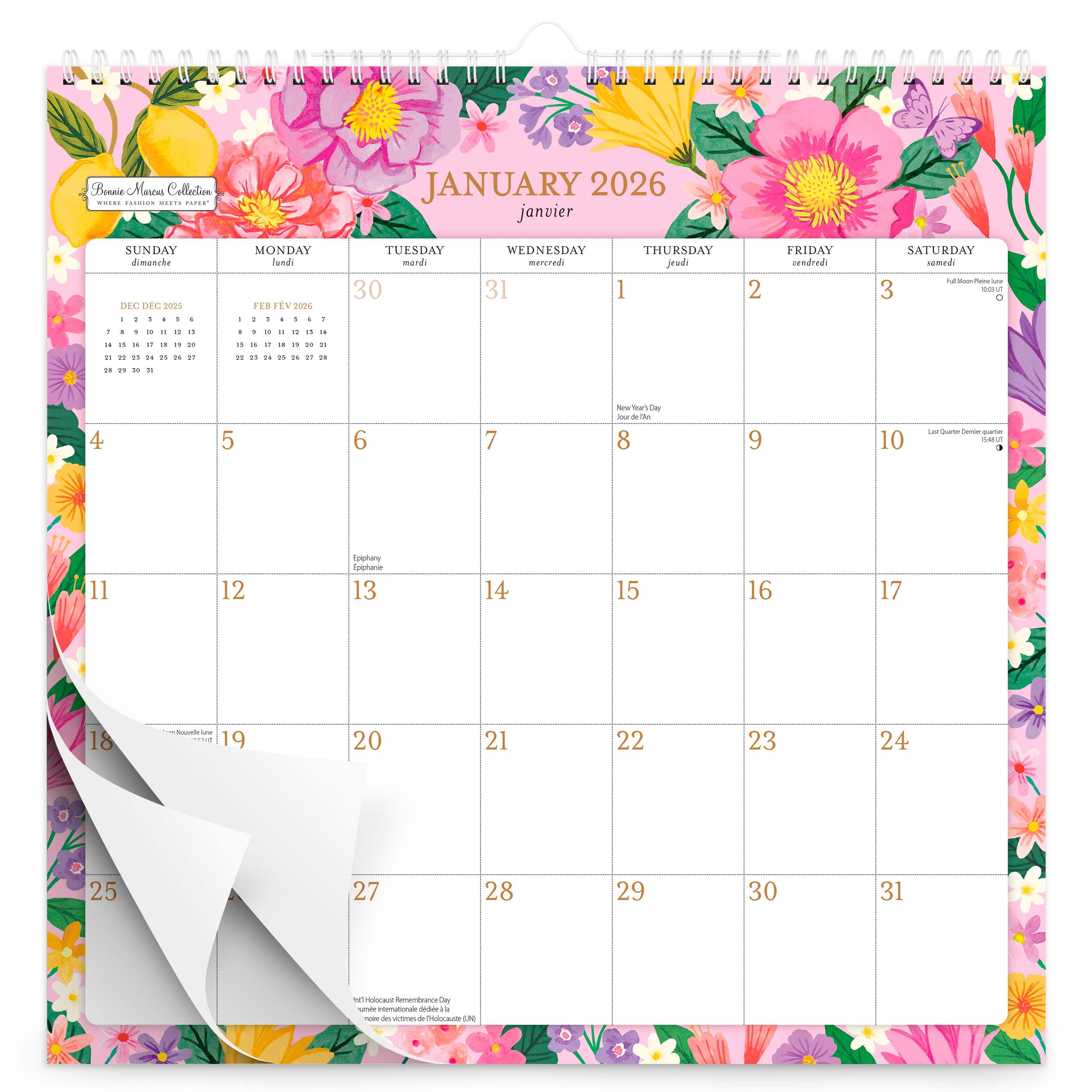 Bonnie Marcus 2026 Square Office ENGLISH FRENCH STKR BTCA