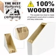 thumbnail image 4 of Zomyto 5"x5" Funny Camping Wooden Plaque Signs,The Best Memories are Made Camping Wood Box Sign,Funny Camping Accessories Decor sign ﻿, 4 of 8