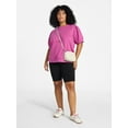 thumbnail image 3 of Terra & Sky Women's Plus Size Bike Shorts, Sizes 0X-5X, 3 of 3