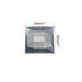 thumbnail image 2 of Unique Bargains Acrylic Flat Back Rhinestones Square Artificial Gemstone for Crafts Face Painting Jewelry Making Gray, 2 of 5