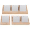 thumbnail image 3 of Here's a polished product description for your **3pcs Wooden Earring Holder Stand**:\n\n \n\n**3PCS Wooden Earring Holder Stands – Elegant Jewelry, 3 of 5
