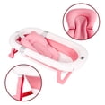 thumbnail image 4 of KIDDOS, Tina Bañera De Baño Plegable Portátil Para Bebés Termómetro Color Rosa, 4 of 4