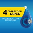 thumbnail image 3 of BIC Wite-Out EZ Correct Correction Tape, 39.3 ft Tape, White, Pack of 4, 3 of 11