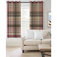 thumbnail image 2 of Buffalo Plaid Blackout Curtains 96 Inches Long for Bedroom, Modern Farmhouse Colorful Checkered Thermal Insulated Room Darkening Black Out Window Curtain Panels Grommet Drapes for Living Room, 2 of 8