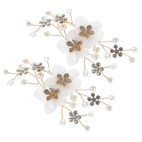 EXHUMKY 2Ud Accesorios De Clip Para Con Floral Para En Tonos Surtidos Sofisticados