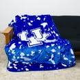 thumbnail image 4 of College Covers Kentucky Wildcats Huge Raschel Throw Blanket, Bedspread, 86" x 63", 4 of 7