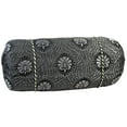 thumbnail image 2 of Natural Geo Black/Silver Gao Takiya Bolster Pillow (Set of 2), 2 of 4
