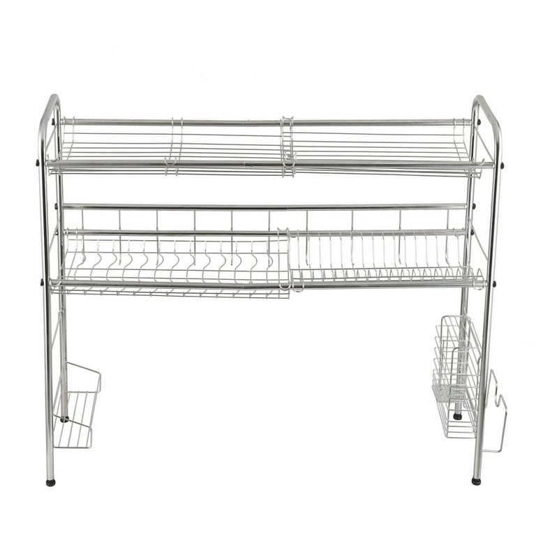 UWR-Nite Over The Sink Dish Drying Rack, 2-Tier Stainless Steel