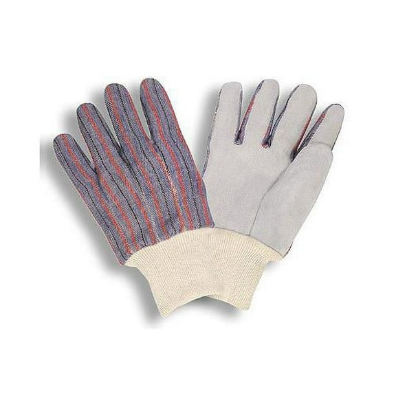 Cordova 7120 Economy Gray Split Shoulder Cowhide Leather Palm Striped