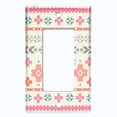 thumbnail image 5 of Metal Light Switch Plate Outlet Cover Pink Ethnic Aztec Tribal Pattern Beige SFR053, 5 of 13