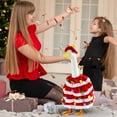 thumbnail image 4 of Aooww Porch Goose Outfits for 23+ Inch Garden Goose Clothes Fall,Christmas Costume, Outdoor Lawn & Patio Decor, Christmas Decorations for Home, B, 4 of 5