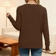thumbnail image 4 of Women Ribbed Cardigan Sweaters Versatile Long-Sleeve Open Front Knitted Solid Color Fall Winter Oversized Chunky Warm Trendy Casual Cozy Cute Outerwear, 4 of 7