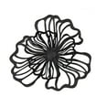 thumbnail image 1 of Decoración de pared de hierro, decoración floral para colgar en la pared, decoración para el hogar y la oficina, adorno de pared de estilo moderno, ar Negro Pequeño, 1 of 8