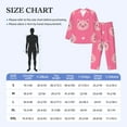 thumbnail image 6 of Kll Cartoon Pigs And Hearts Sleepwear Mens Flannel Pajamas,Long Cotton Pj Set, 6 of 9