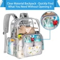 thumbnail image 4 of Mochila para pañales Mancro Clear Heavy Duty Transparente, 4 of 7