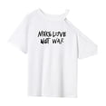 thumbnail image 3 of Camiseta de verano para mujer, ropa de calle, camisetas de verano para ir de compras, senderismo, uso diario SG, 3 of 7