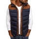 thumbnail image 3 of Chaleco chaqueta acolchada de algodón con sombrero para hombre, de moda de otoño e invierno, de talla europea, a juego con el color, 3 of 5