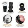 thumbnail image 6 of 4 Pack Toilet Seat Hinges Screws Toilet Seat Fixings Fix Expanding Rubber Top Nuts Screws Mount Seat Hardware Toilet Seat Replacement Parts Kit, 6 of 9