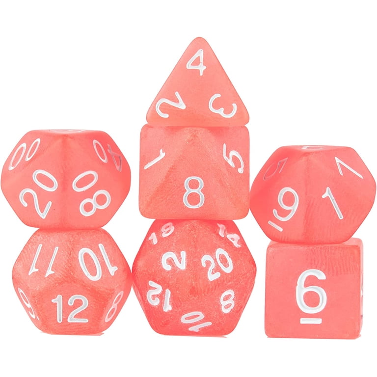 Dice: Wiz Dice - Poly Set in Velvet Pouch (x7) - Darkside