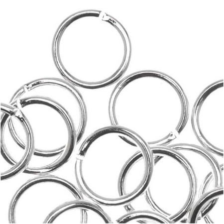 Silver Plated Open 6mm Jump Rings 20 Gauge (50)