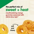 thumbnail image 3 of Snak Club Tajin Mango MFF30 Rings Gummy Candy, Fruit Candy Gummies with Chili and Lime Seasoning, Mild, Gluten-Free and Vegan Snacks, 11 oz Resealable Bag, 3 of 3