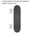 thumbnail image 4 of Unique Bargains Joint de Planche à Roulettes Protecteur de Pont Longboard Anti-Fuite Matériel Bleu Forme x, 4 of 5