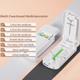 thumbnail image 6 of Pill Cutter & Splitter for Small & Tiny Pills - Professional Multi-Dose Cutter Precisely Cuts into 1/2, 1/3, 1/4 | Built-in Storage, Portable & Easy-Grip Design, 6 of 7