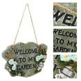 thumbnail image 3 of Shisuyan Welcome Hanging Plaque Multi 1Pack 6X4X0.4In, 3 of 8