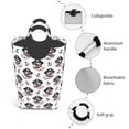 thumbnail image 4 of Picia DOG IS WEARING PIRATE COSTUME Laundry Basket With Handles Laundry Hamper Toys Storage Organizer Foldable Bucket Washing Bin Dirty Clothes Bag For Home Bathroom Bedroom Dorm, 4 of 6