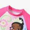 thumbnail image 3 of Disney Princess Toddler Girls Swimsuit Ariel Rapunzel Tiana Rash Guard 2 Pieces Set Sizes 2-6, 3 of 6