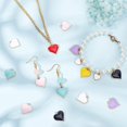 thumbnail image 6 of 70Pcs Alloy Enamel Heart Charms Love Shaped Charm Mini Heart Pendants Enamel Dangle, 6 of 8