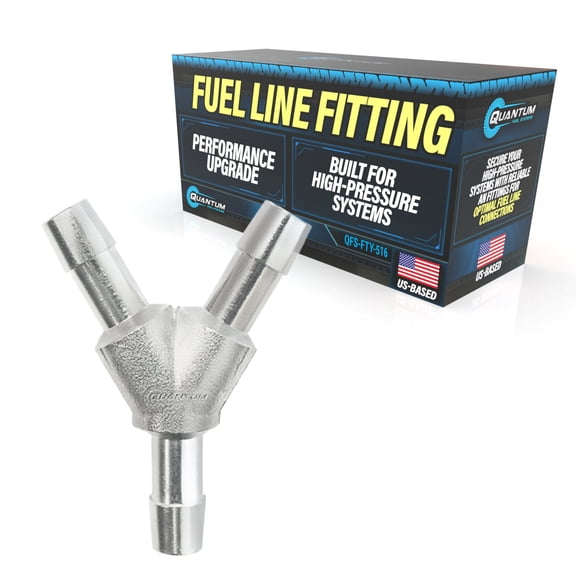 Quantum 5/16" (8MM) Barbed Y-Fitting Custom Dual Intank Fuel Pump Assembly Splitter