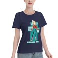 thumbnail image 2 of Women's Basic Short Sleeve T-Shirt Super Saiyan, 2 of 6